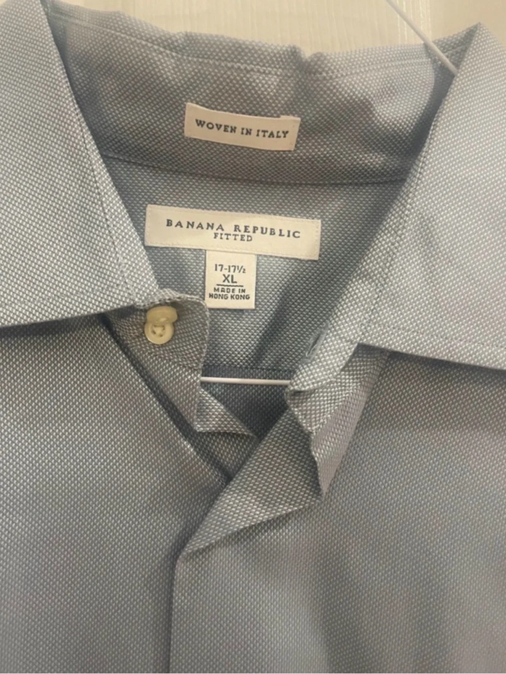 Banana Republic Light Blue Men's Dress Shirt